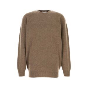 Jil Sander Men Biscuit Wool Blend Oversize Sweater